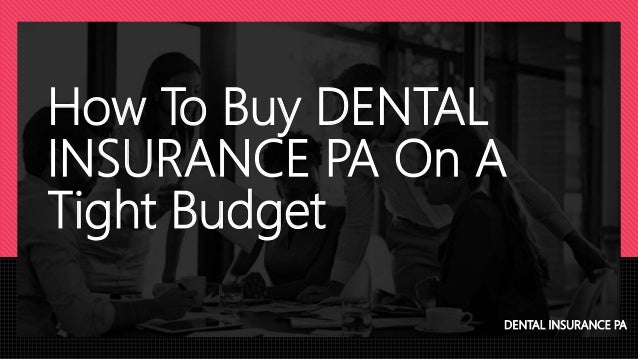 how can i buy dental insurance