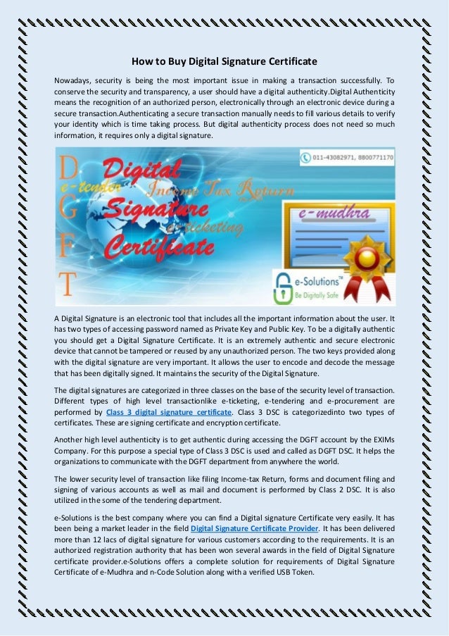 free digital signature certificate pdf free digital signature certificate pdf