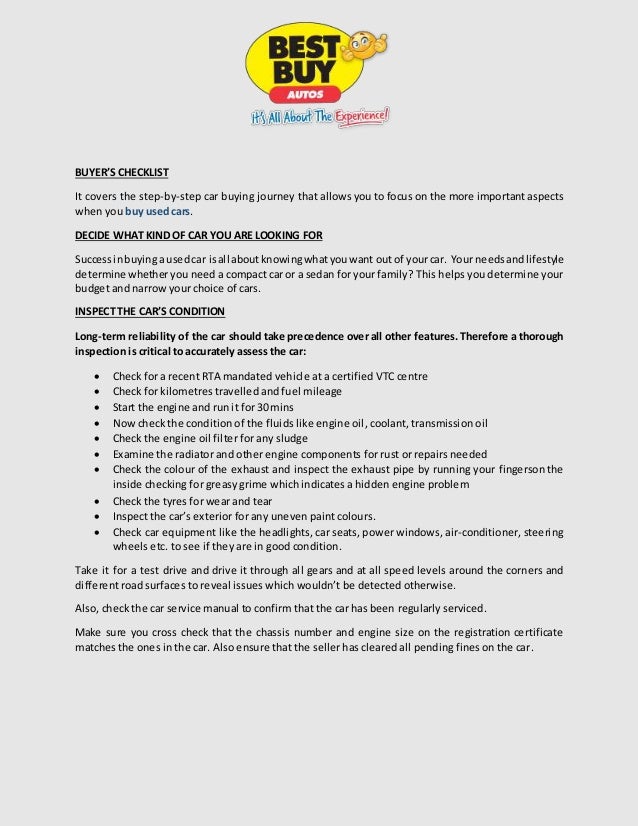 Used Car Buying Checklist >> The Ultimate Checklist On How To Buy Or Sell Used Cars In Dubai Used Car Buying Checklist >> The Ultimate Checklist On How To Buy Or Sell Used Cars In Dubai