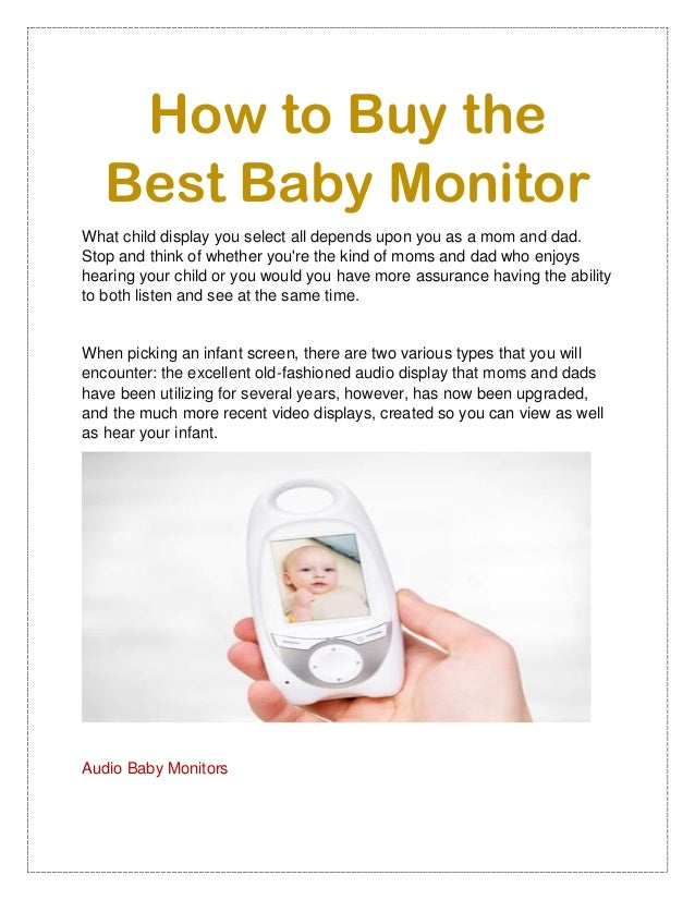 best baby monitor