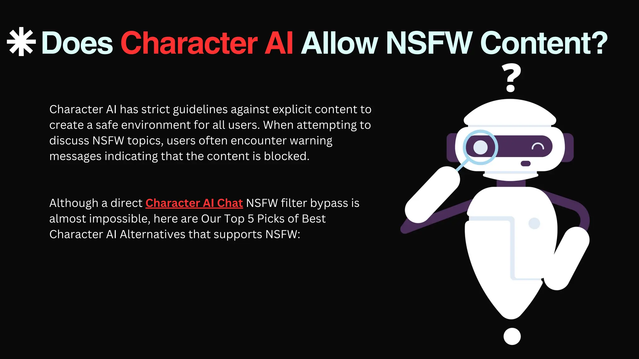 How to Bypass Character AI’s NSFW Filter (Tested & Verified) | PDF