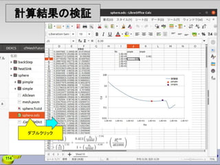 114
計算結果の検証
ダブルクリック
 