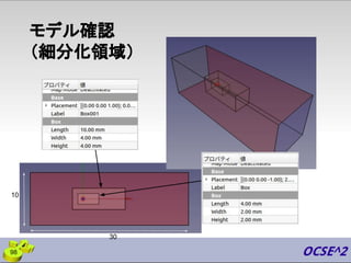 モデル確認
（細分化領域）
30
10
98
 