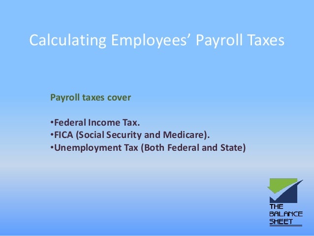 how to calculate and report your employee payroll tax