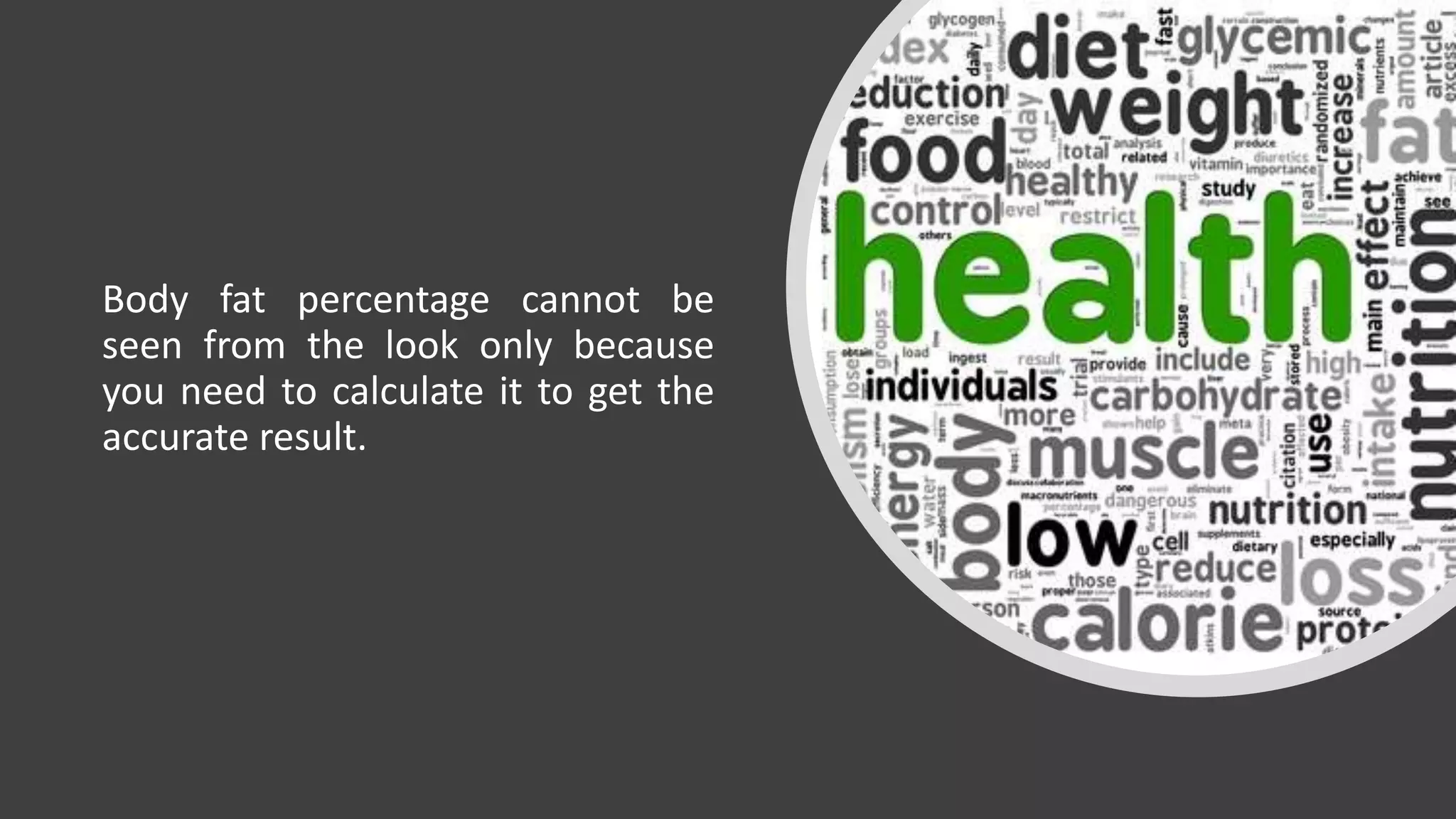 How to calculate body fat percentage | PPTX