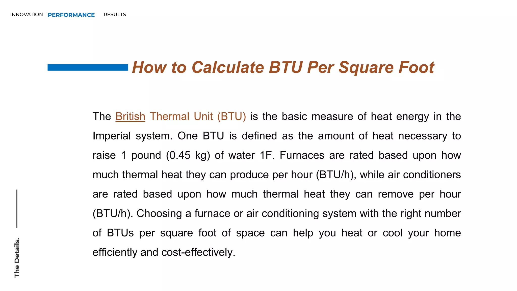How BTU Is Calculated DIY? | PPTX