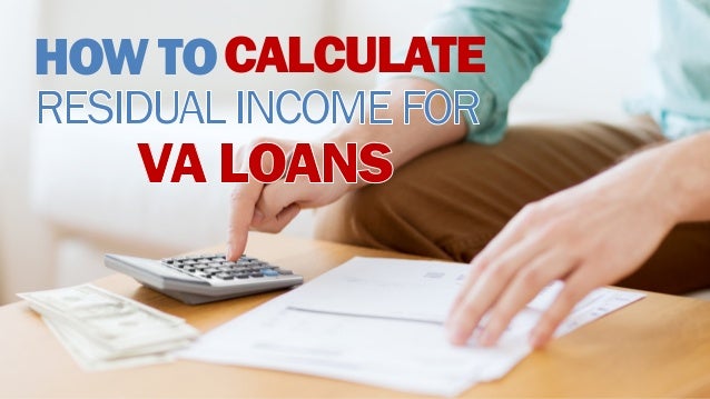 Residual Income For Va Loans Chart