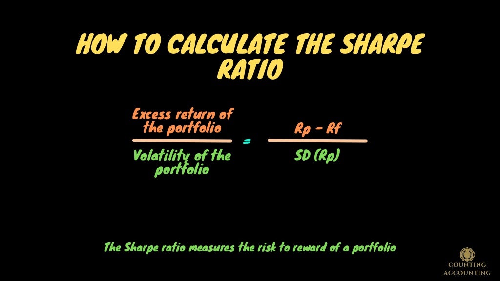 How to Calculate The Sharpe Ratio