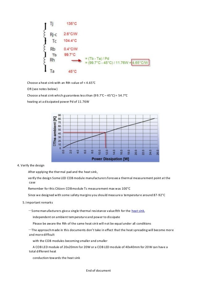 How To Calculate Your Led Heat Sink