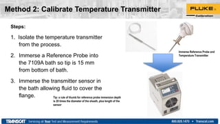 Using a Portable Bath to Improve Calibration of Sanitary RTD's and ...