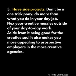 HOW TO CAREER YOUR CREATIVITY