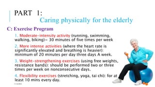 How to care for the elderly | PPTX