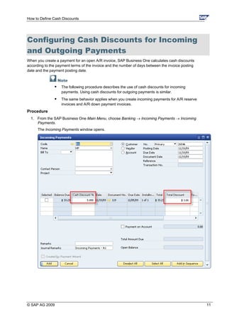 Cash Discounts | PDF
