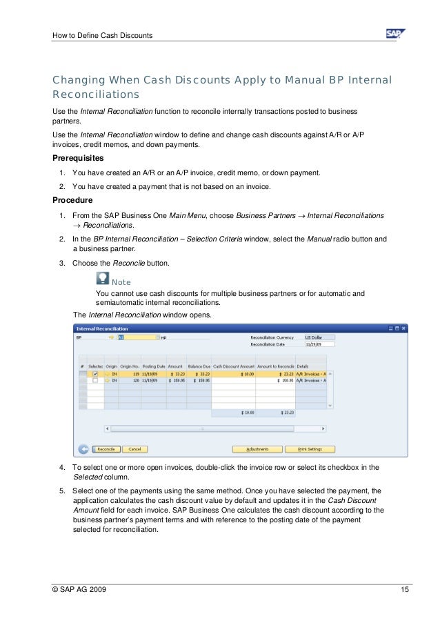 cash invoices