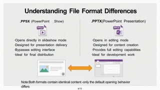 How to Convert PowerPoint Show to Presentation – Step-by-Step Guide | PPTX