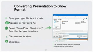 Ppx File Type How to Convert PowerPoint Show to Presentation – Step-by-Step Guide | PPTX