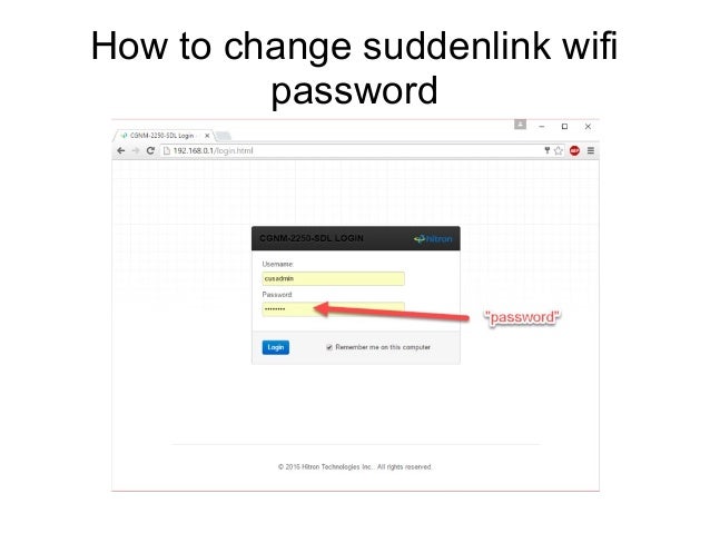 password wifi change suddenlink tips