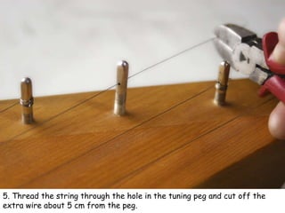 How To Change The String on a 5-15 String Kantele Slide 5