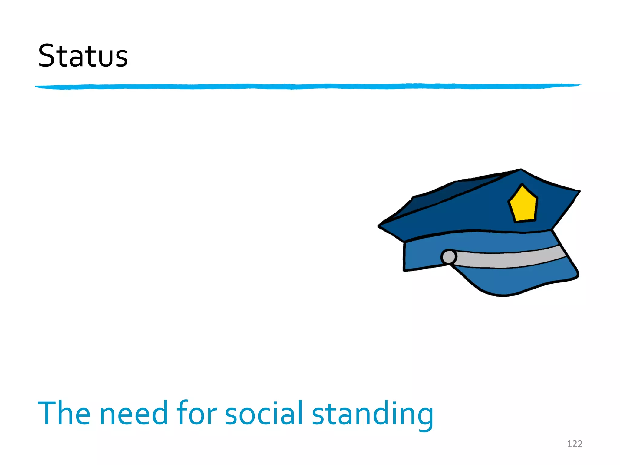 Status




The need for social standing
                               122
 