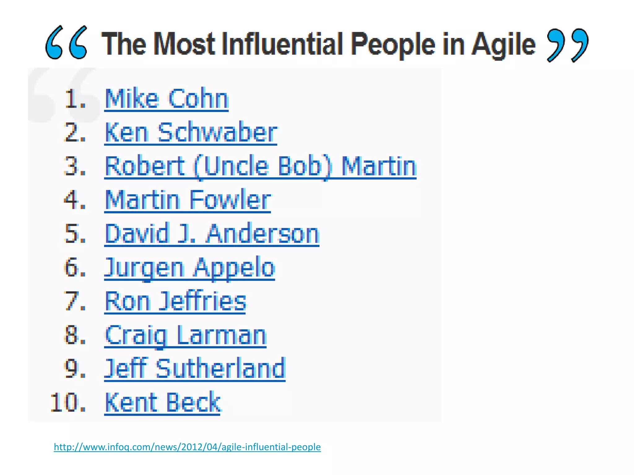 http://www.infoq.com/news/2012/04/agile-influential-people
 