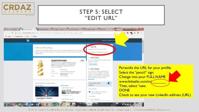 How To Change Your Linkedin Url