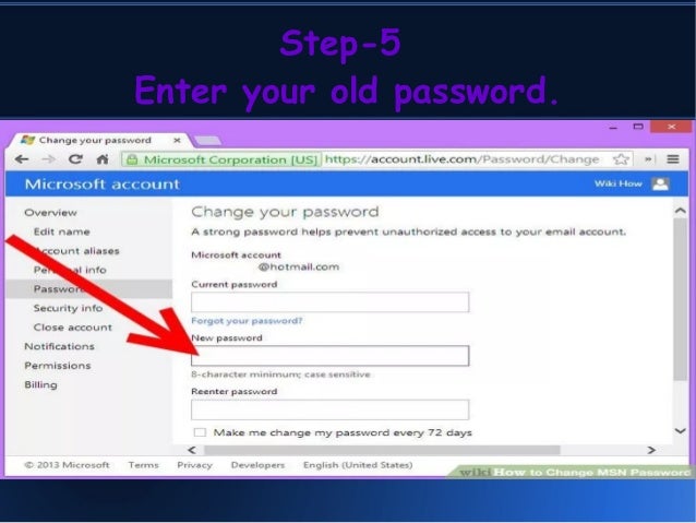 change your msn name