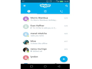 How to change your skype display name on android