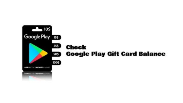 google gift card balance