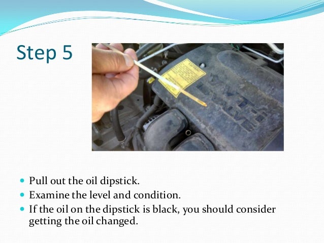 How to check the oil in your car