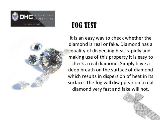 How to check the quality of a diamond