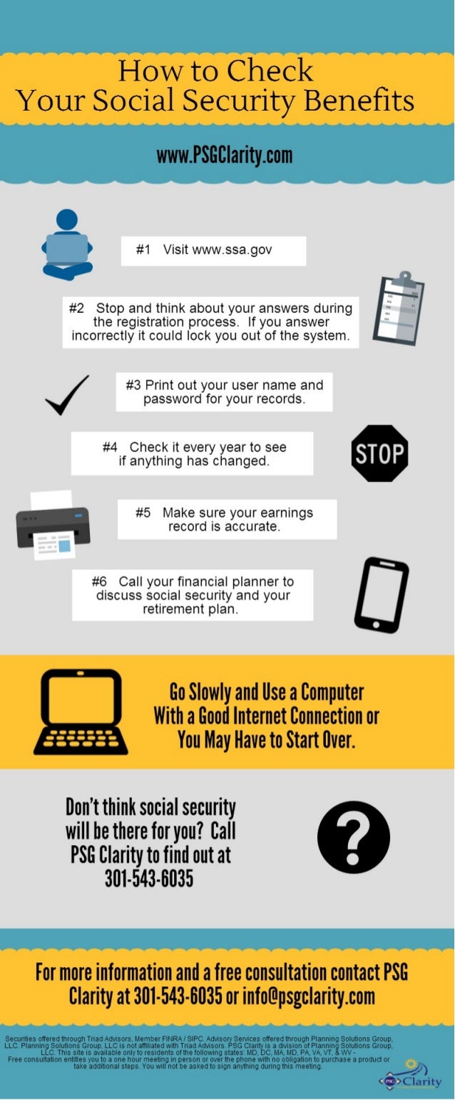 How to check future social security benefits Arrue