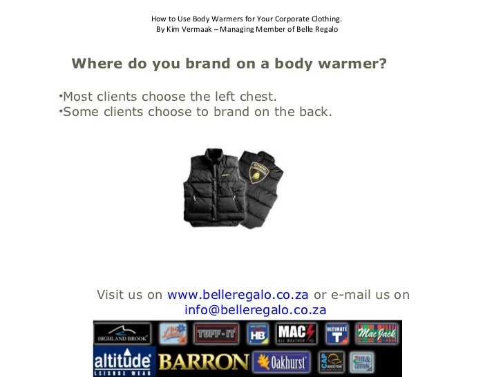 How to choose a body warmer
