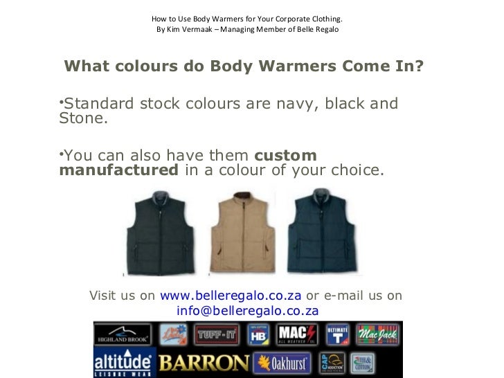 How to choose a body warmer