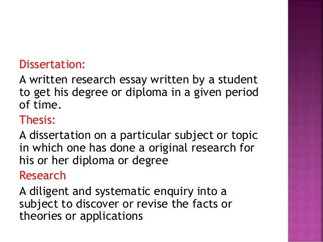 Definition oral dissertation
