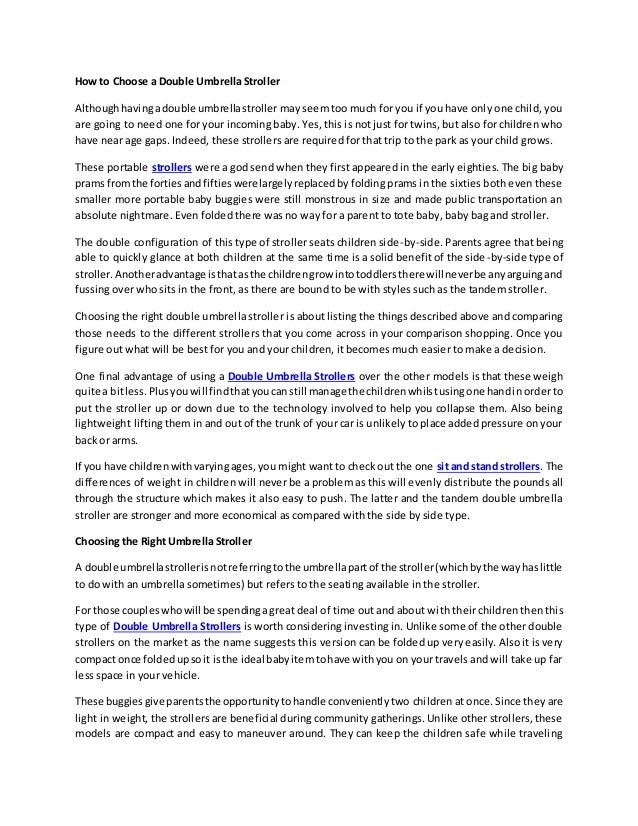 double umbrella baby strollers