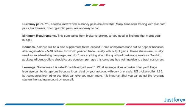 How To Choose A Forex Broker - 