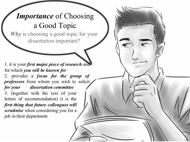 Criteria choosing thesis topic