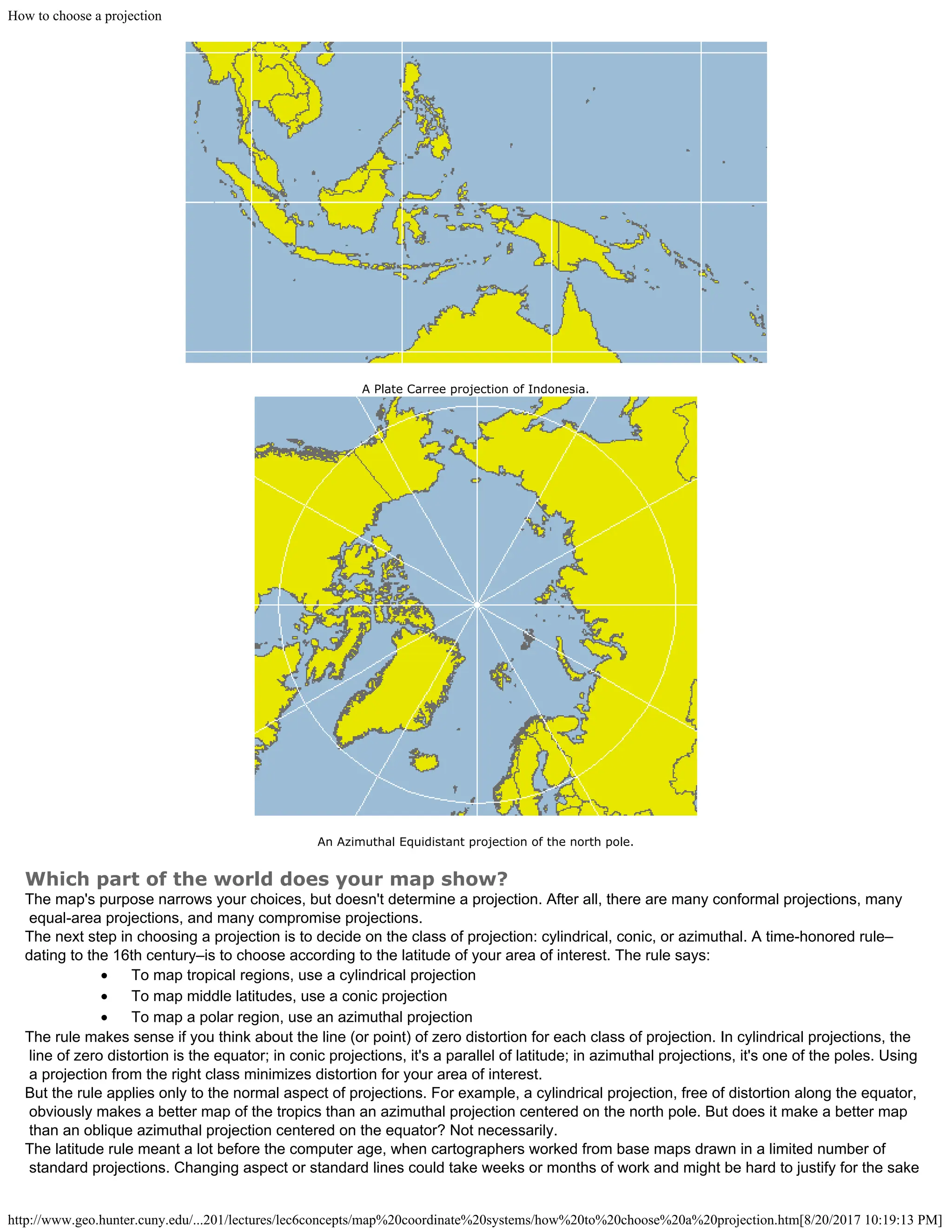 How to choose a map projection guide.pdf