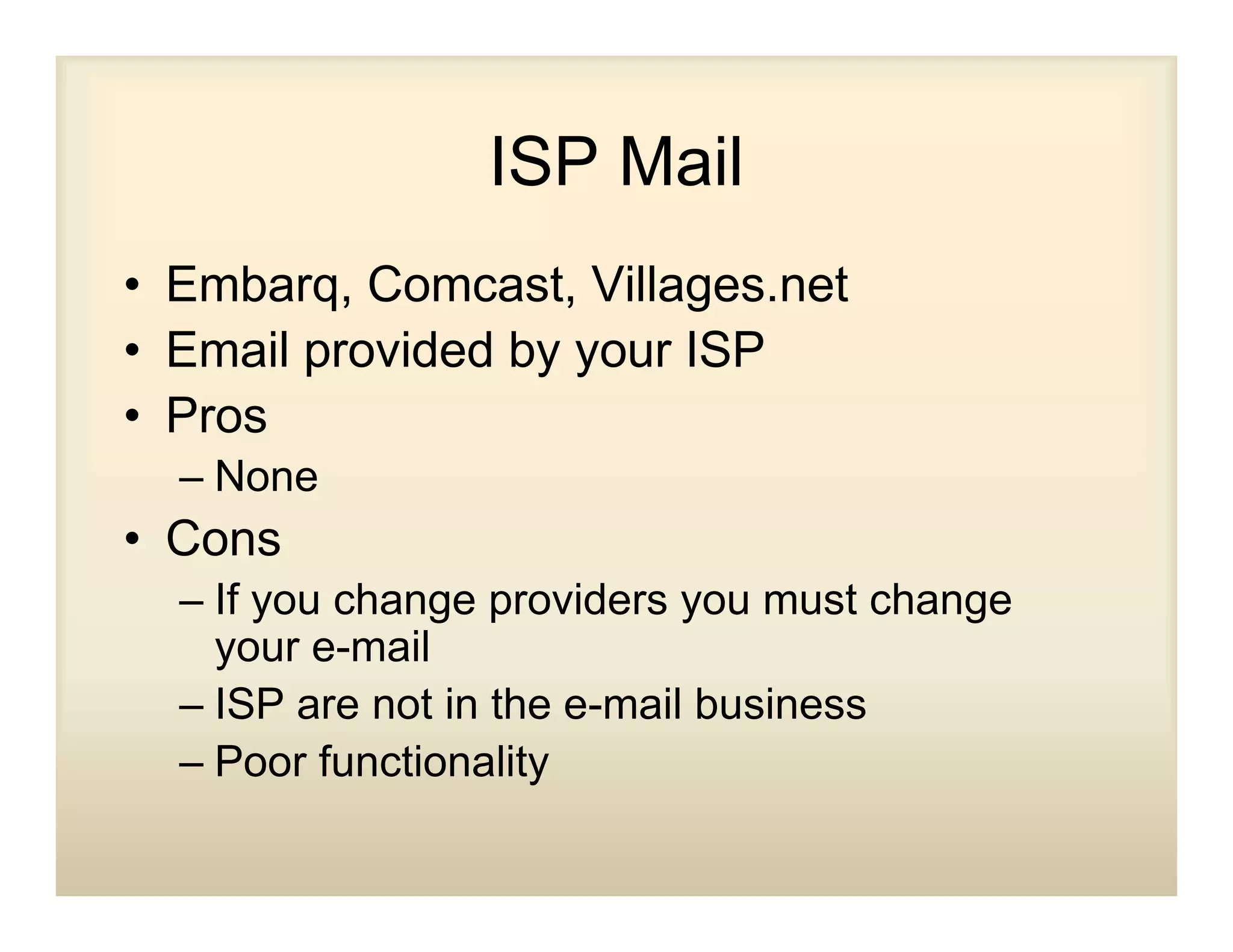 Howtochooseane Mailsolution