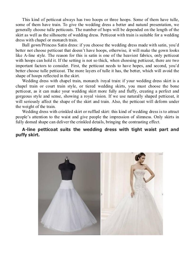 How To Choose A Petticoat For Your Wedding Dress