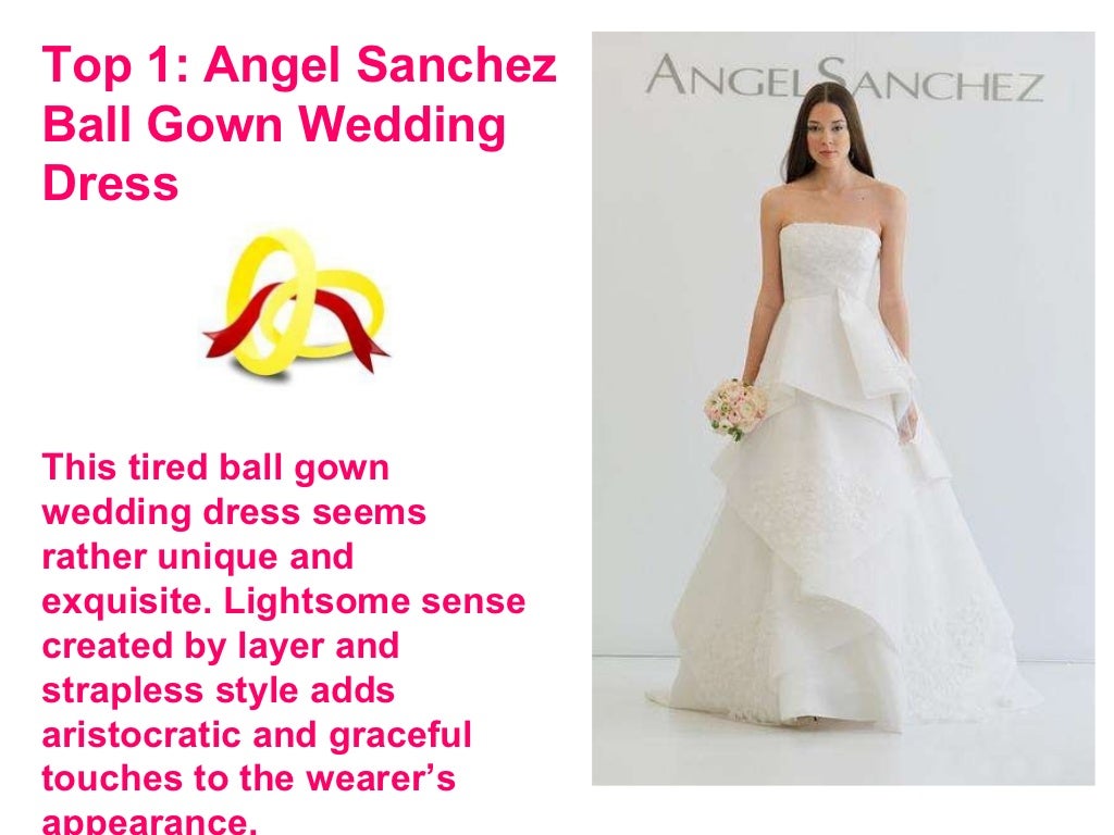 difference between a line and ball gown