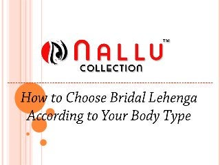How to choose bridal lehenga according to your body type