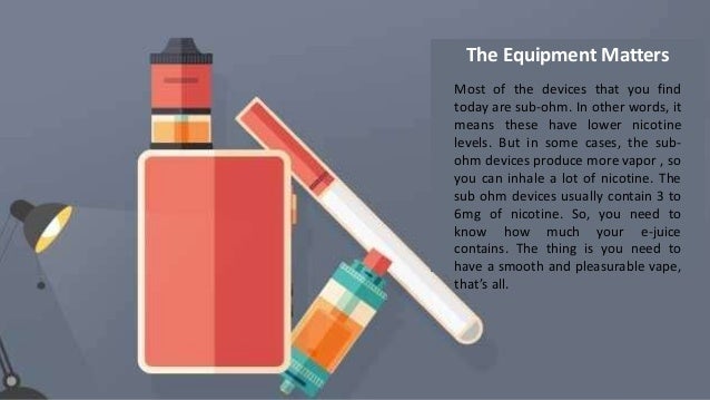 E Liquid Nicotine Chart