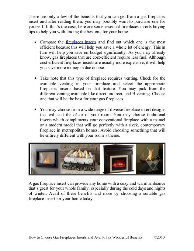 How to choose gas fireplaces inserts and avail of its wonderful benefits