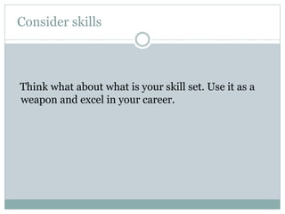 How to choose right career path | PPTX