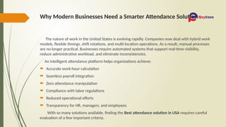 How to Choose the Best Attendance Solution in USA.pptx