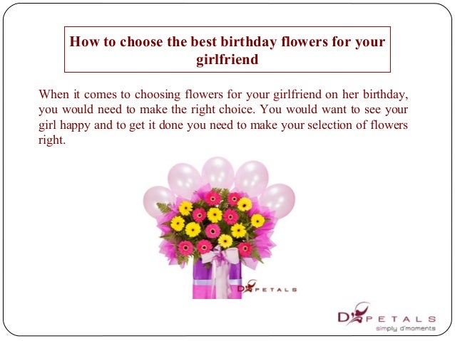 what kind of flowers to get your girlfriend