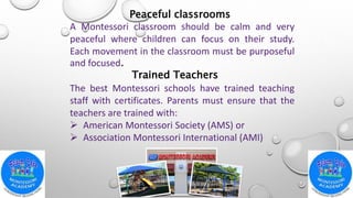 How to choose the best Montessori school | PDF
