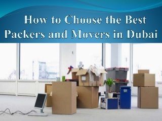 How to choose the best packers and movers