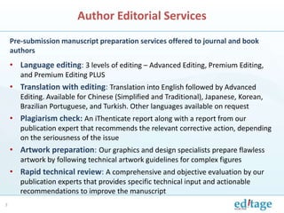 Choosing the Right Editing Services for your Academics Manuscript ...